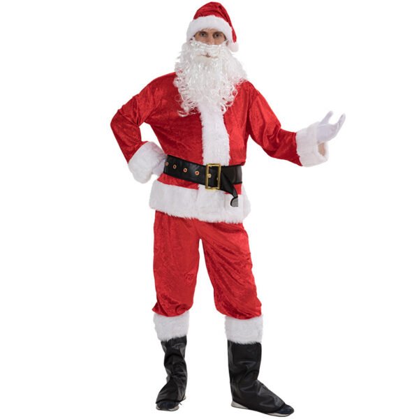 Premium Complete Santa Claus Costume Suit - Image 3