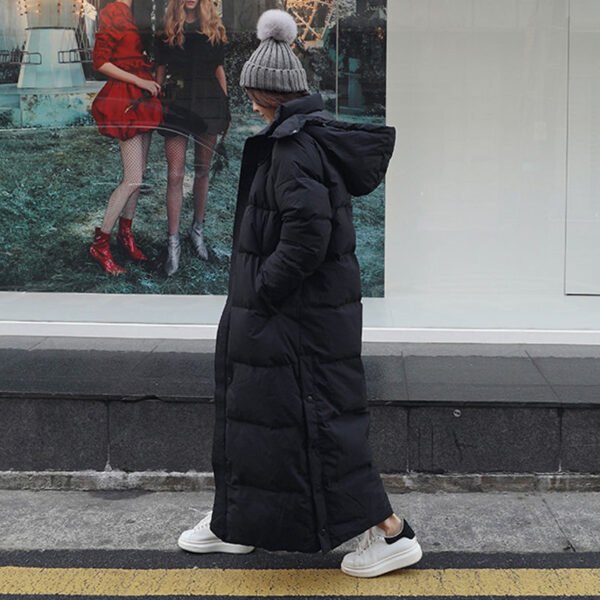 Winter Long Coat Warm Hooded Thickened Parka Jackaet For Women Clothing - Image 5