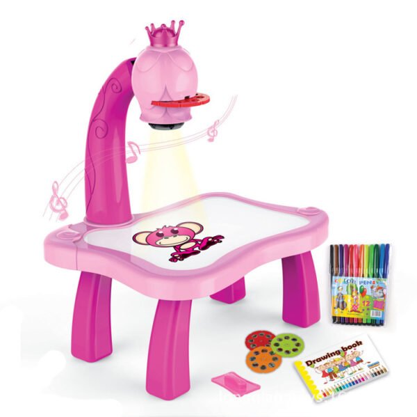 Children Smart Projector Painting Drawing Projector Table Desk Toy - Image 2