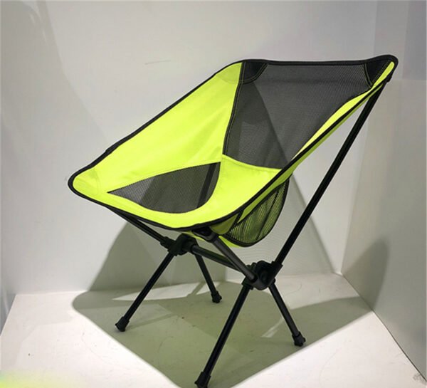 Ultralight Outdoor Folding Camping Chair Picnic Foldable Hiking Leisure Travel Beach Backpack Moon Chair Portable Fishing Chair - Image 2