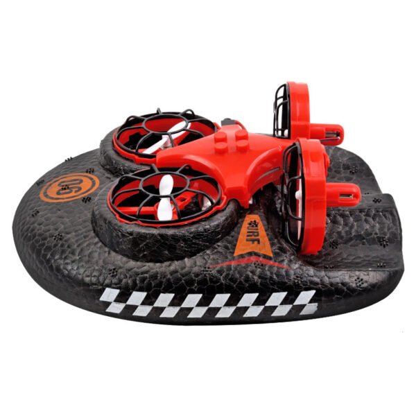 RC Boat Water Land And Air Four-Axis  Hovercraft Three-in-one Multi-function Toy One-button Tumbling Mini Drone - Image 5