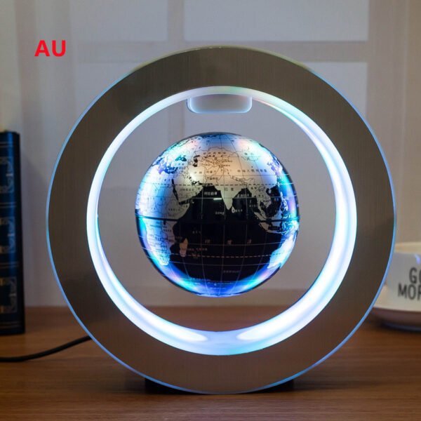 Round LED World Map Floating Globe Magnetic Levitation Light Anti Gravity Magic - Image 3