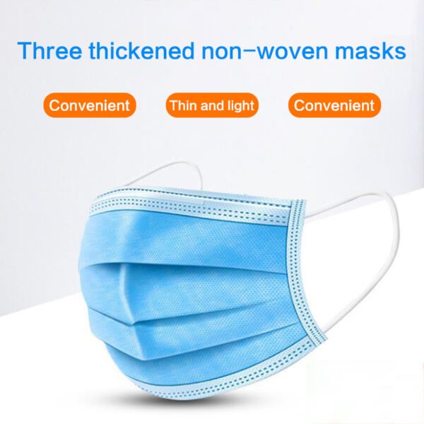 Professional Medical Mask Disposable 3-Ply Face Mask Antiviral Medical-Surgical Mask - Image 9