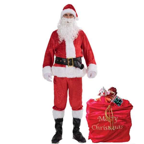 Premium Complete Santa Claus Costume Suit - Image 5