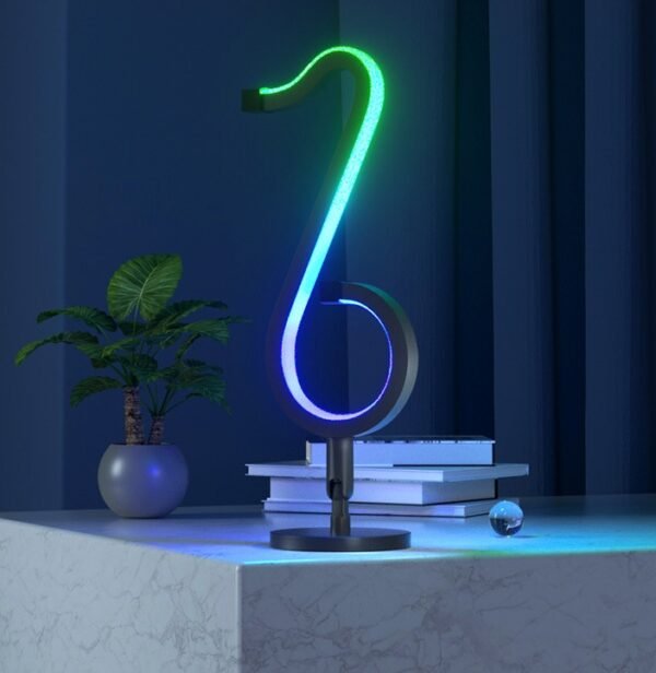 Intelligent APP Remote Control Symphony Atmosphere Light LED Night Light 180&deg Rotation Desktop Bedside For Home Decor Lamp - Image 3