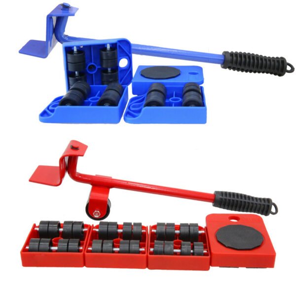 Professional Furniture Lifter Tool Set Furniture Mover Wheel Bar Roller Device Heavy Stuffs Moving Hand Tools - Image 8