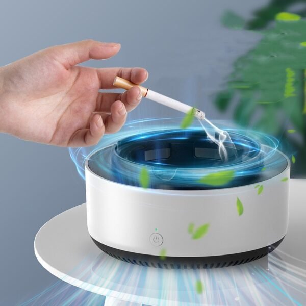 Smoke Removal Air Purification Ashtray Anion Purification Practical Automatic Purifier Ashtray Portable Gadgets For Car Ashtray - Image 3