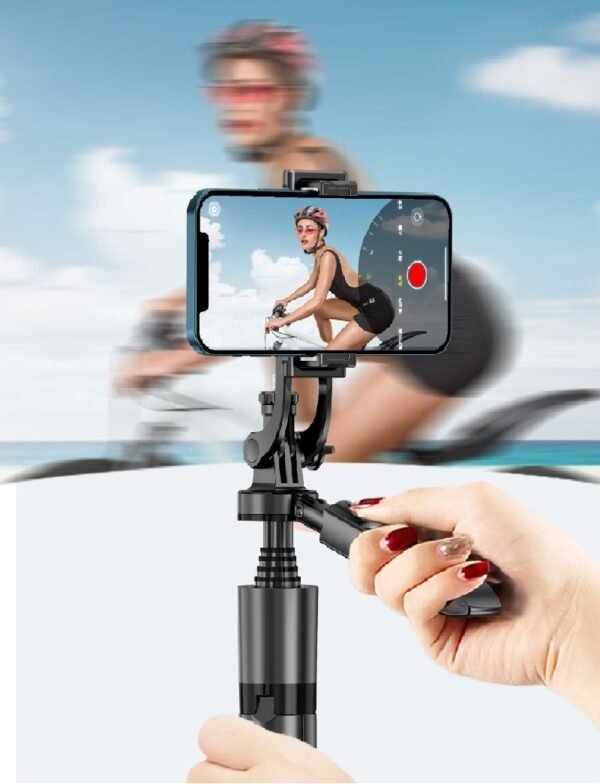 360 Auto Face Tracking Gimbal AI Smart Gimbal Face Tracking Auto Phone Holder For Smartphone Video Vlog Live Stabilizer Tripod - Image 3